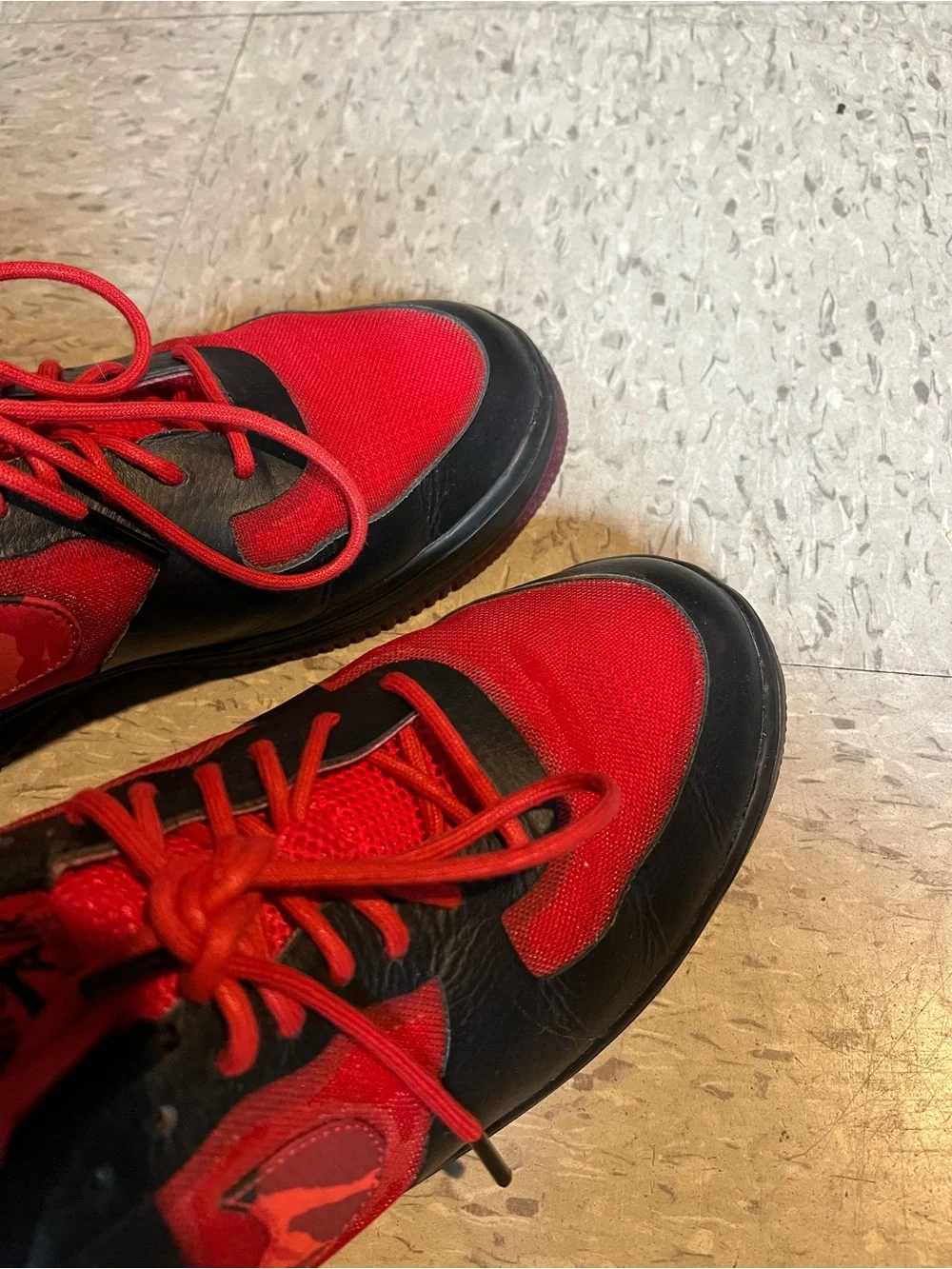Nike Lunar Force 1 Fuse Leather Hyper Red